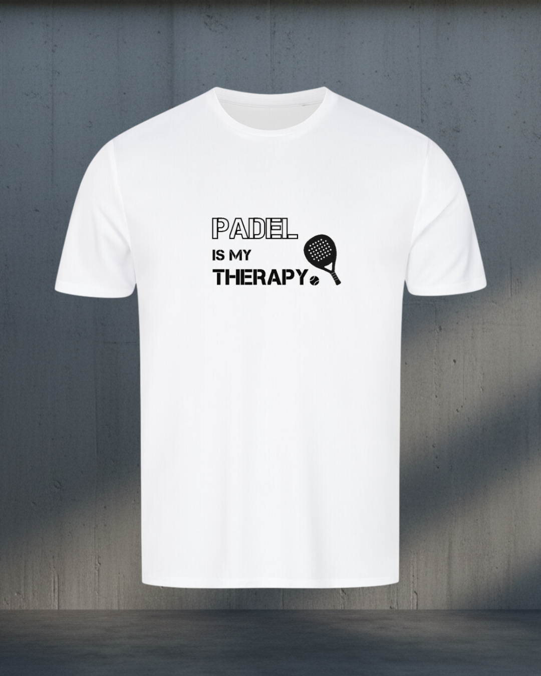 Sport T-Shirt Men - Padel is my therapy
