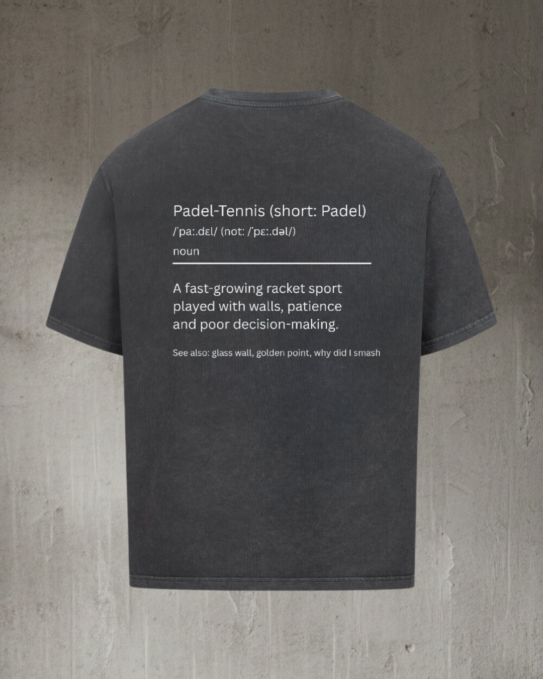 Oversized Shirt - Padel Dictionary
