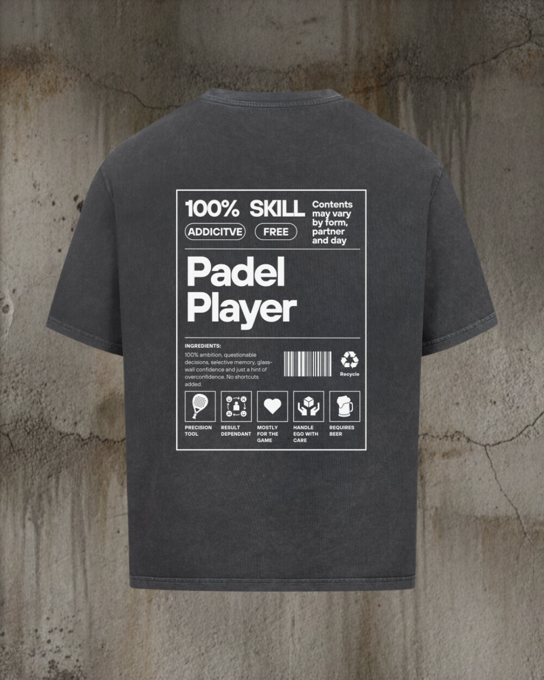Oversized Shirt - Padel Player
