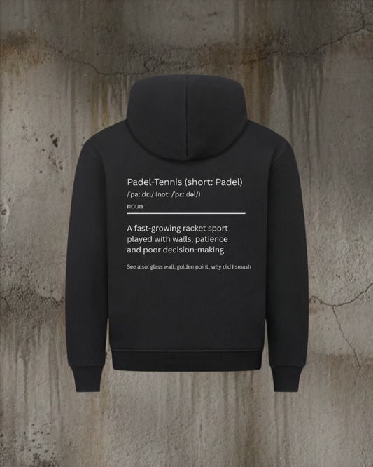Unisex Hoodie - Padel Dictionary