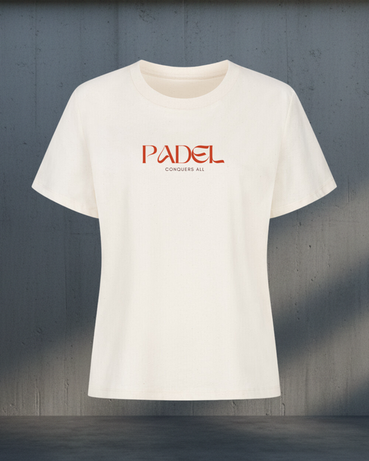 Premium Organic Shirt Women - Padel conquers all