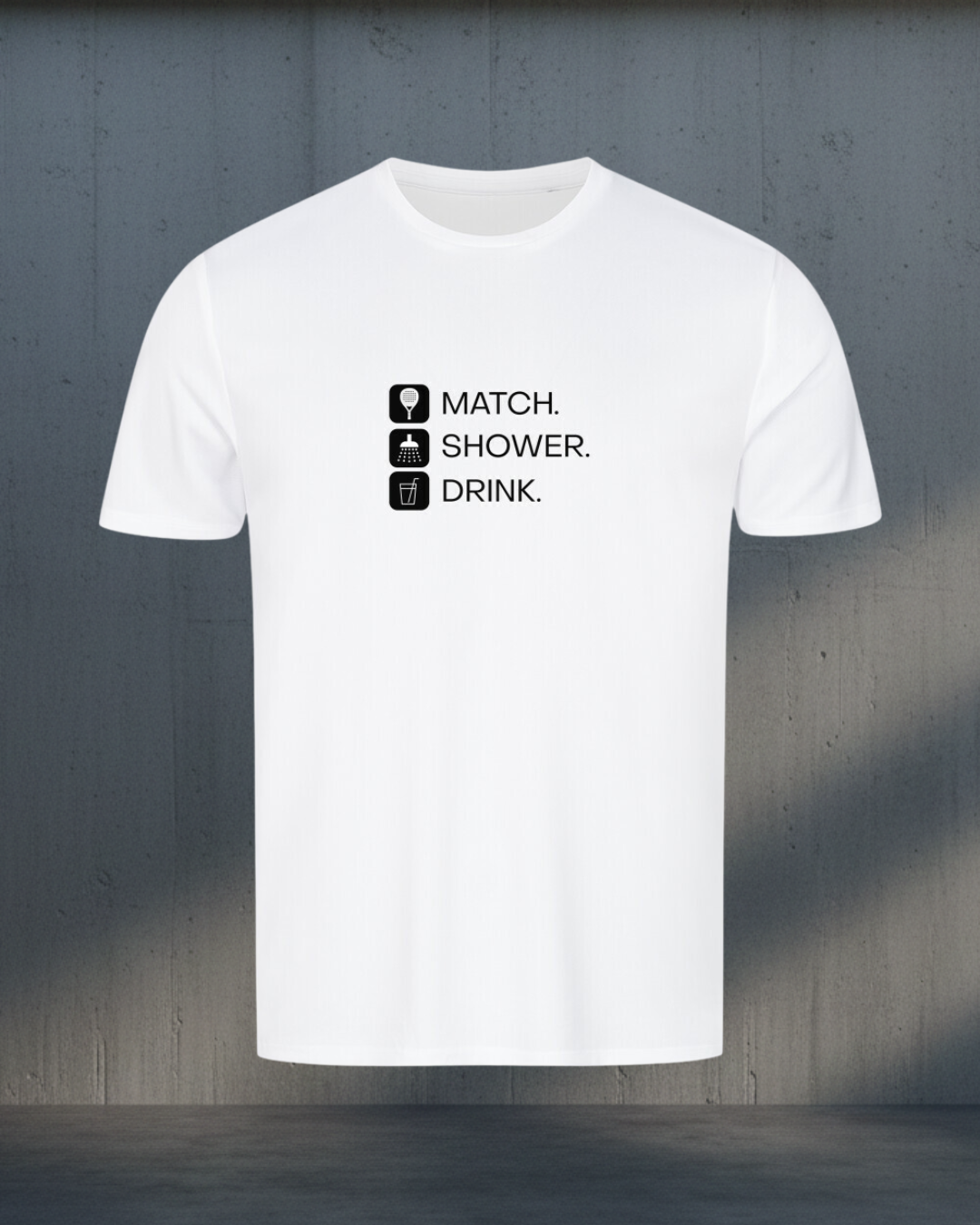 Sport T-Shirt  Men - Match.Shower.Drink.