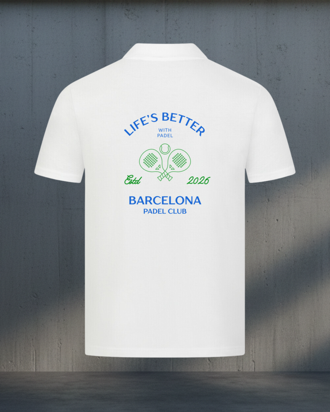 Classic Polo Shirt - Life's better with padel