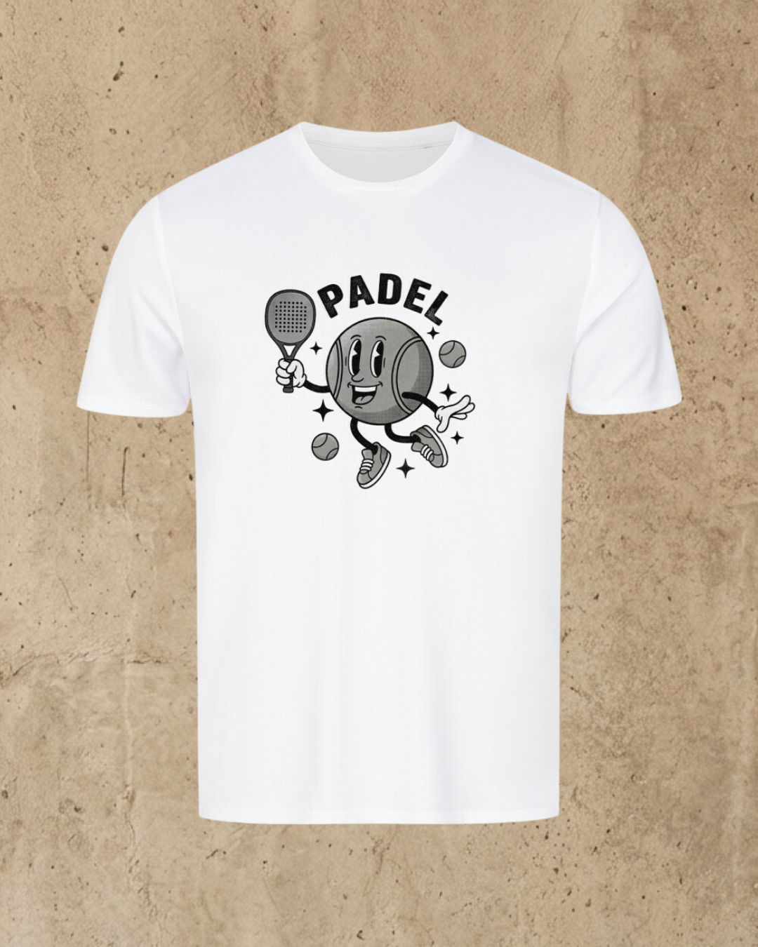 Sport T-Shirt Men - PADEL RETRO COMIC