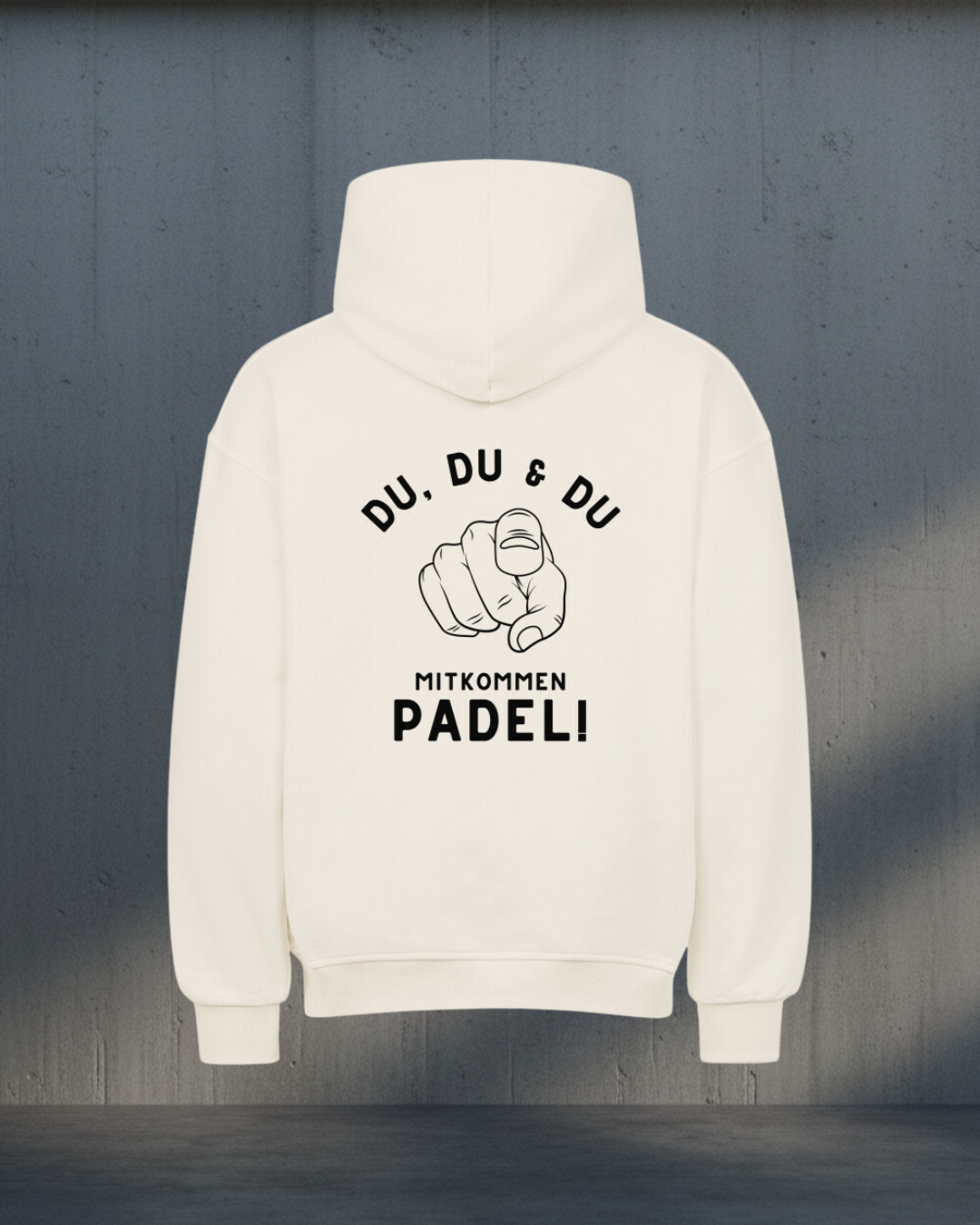 Oversized Hoodie - Mitkommen Padel!