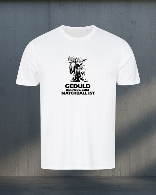 Sport T-Shirt Men - Geduld der Weg zum Matchball ist