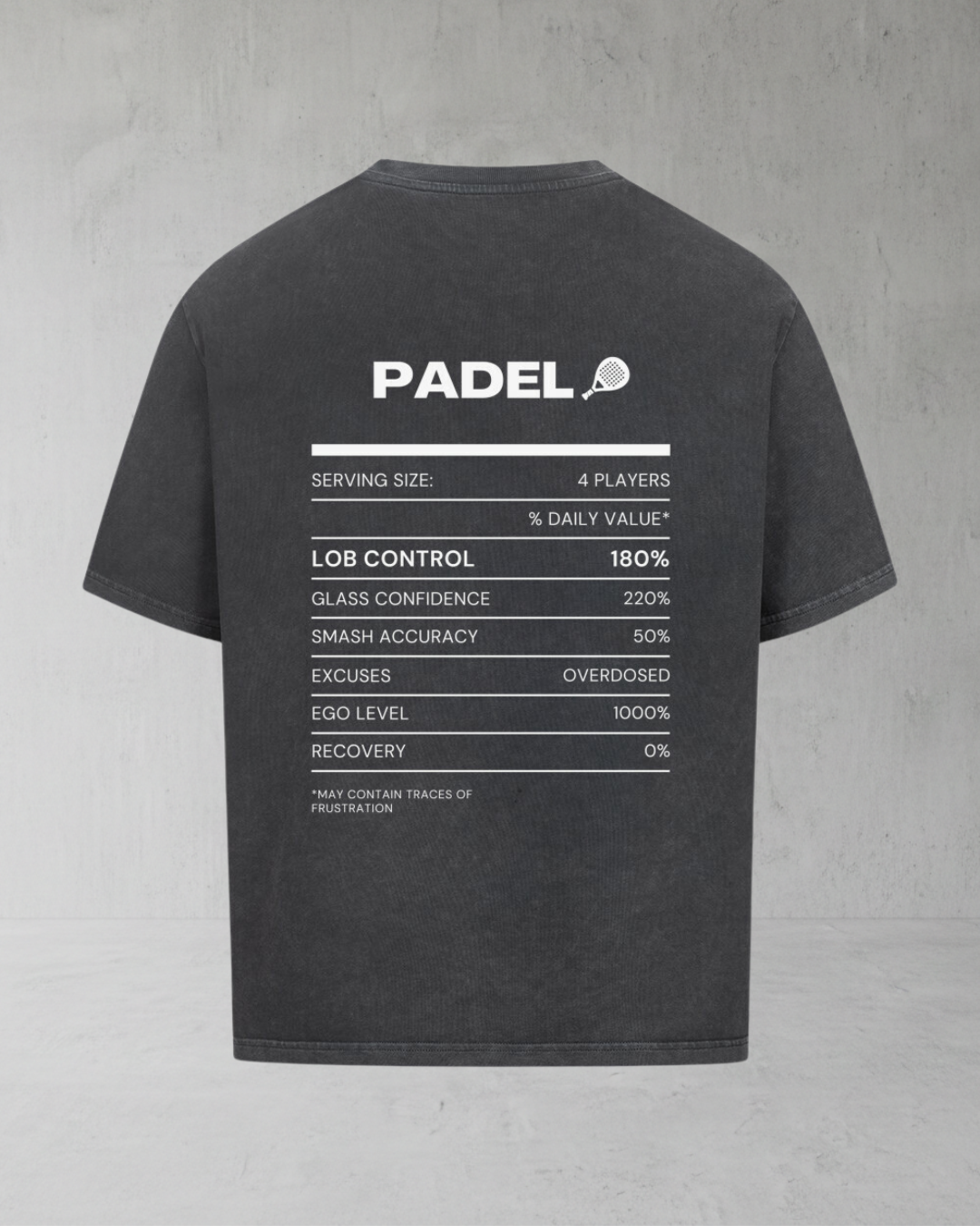 Oversized Shirt - Padel NutriScore