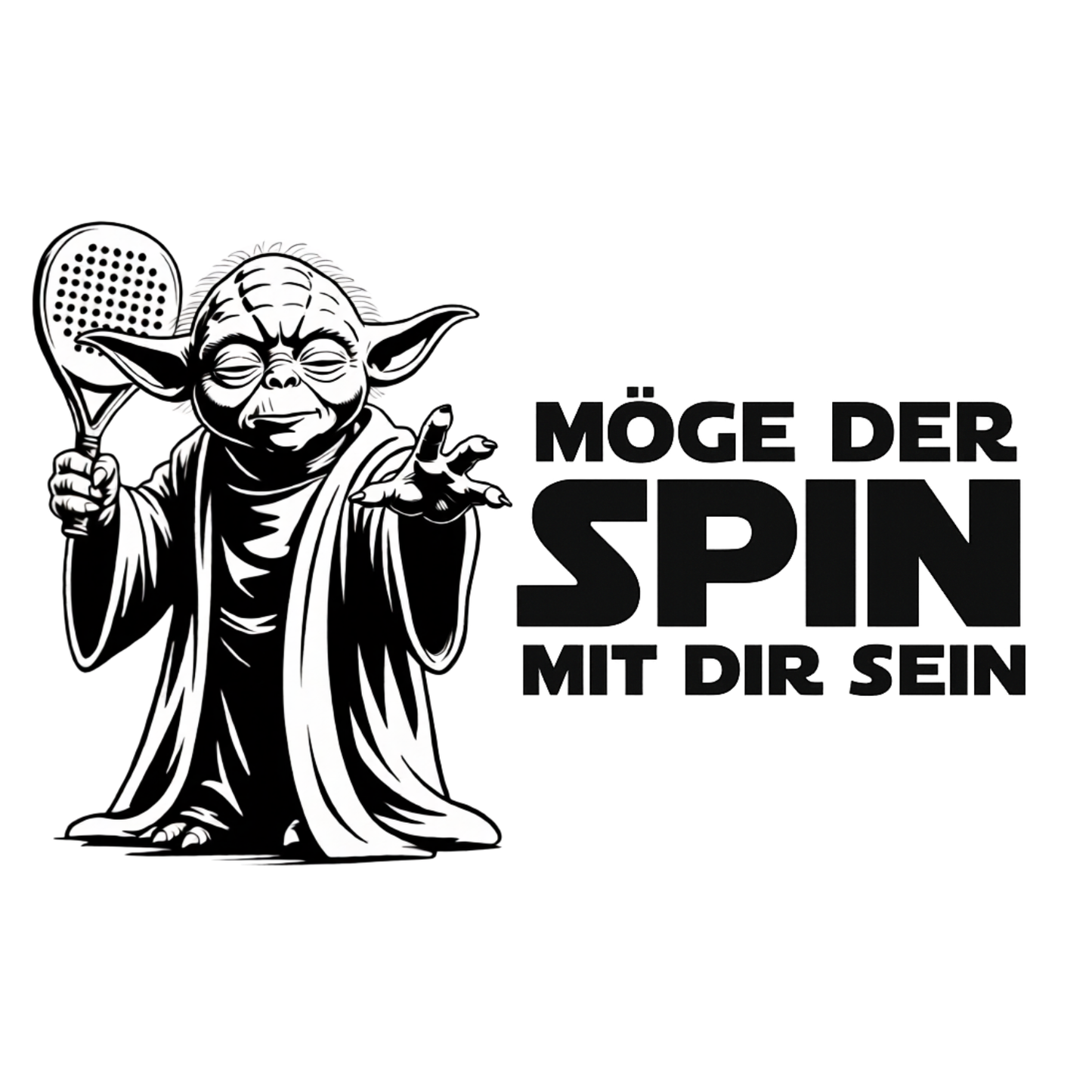 Sport T-Shirt Men - Möge der Spin mit dir sein