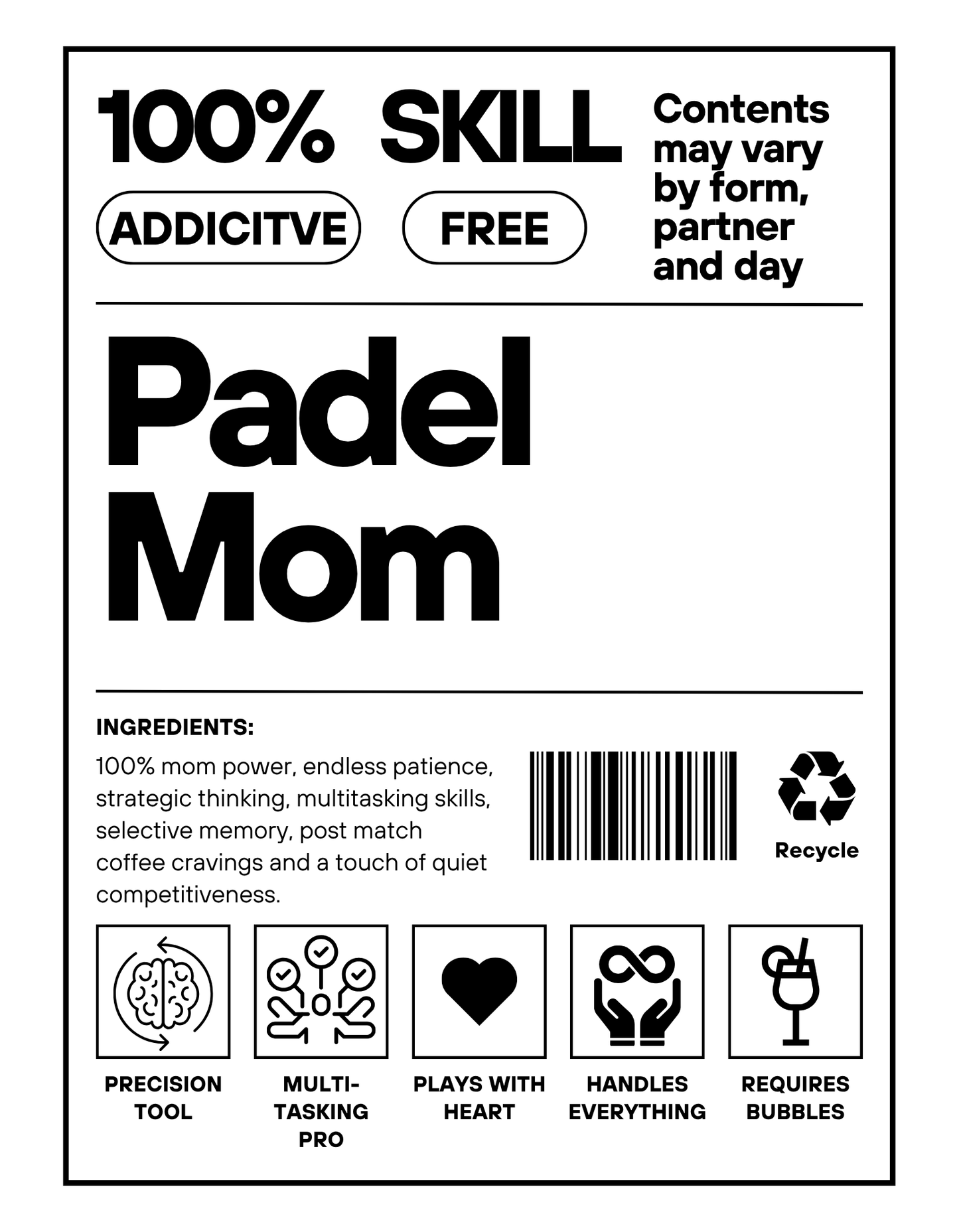 Hoodie Women - Padel Mom