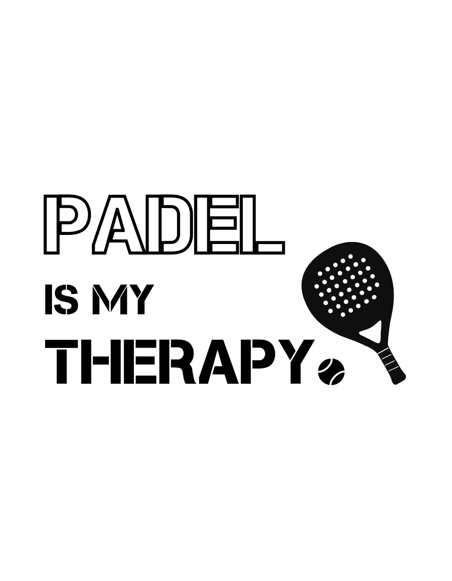 Unisex Hoodie - Padel is my therapy