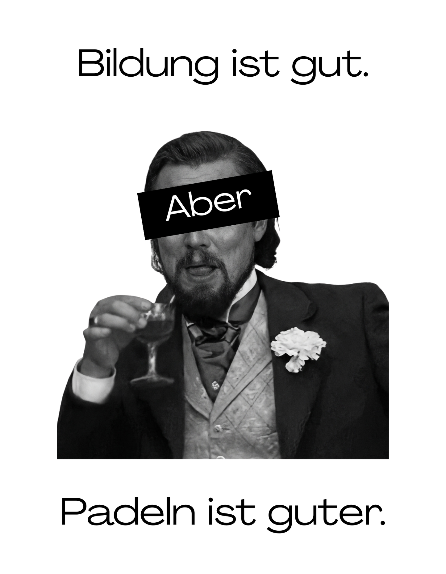 Oversized Hoodie - Bildung ist gut